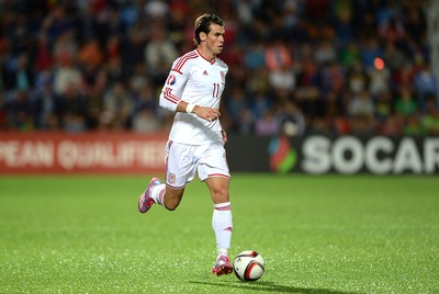 090914 - Andorra v Wales - 2016 Euro Qualifier -Gareth Bale of Wales