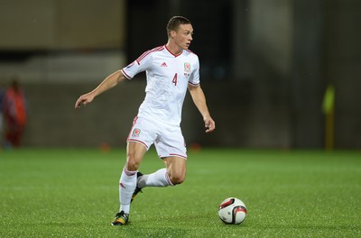 090914 - Andorra v Wales - 2016 Euro Qualifier -James Chester of Wales