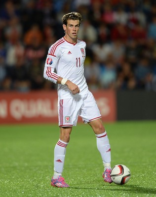 090914 - Andorra v Wales - 2016 Euro Qualifier -Gareth Bale of Wales