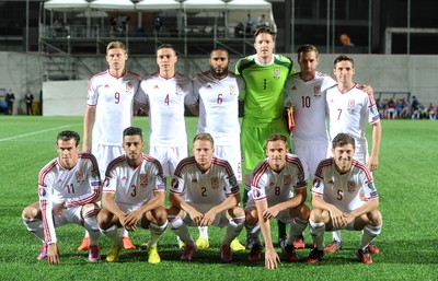 090914 - Andorra v Wales - 2016 Euro Qualifier -Wales team