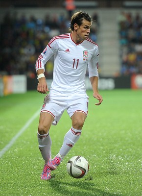 090914 - Andorra v Wales - 2016 Euro Qualifier -Gareth Bale of Wales