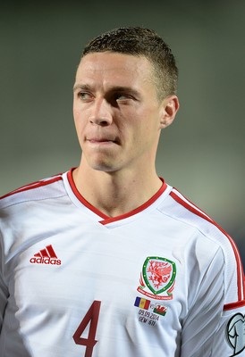 090914 - Andorra v Wales - 2016 Euro Qualifier -James Chester of Wales