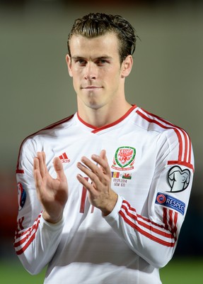 090914 - Andorra v Wales - 2016 Euro Qualifier -Gareth Bale of Wales