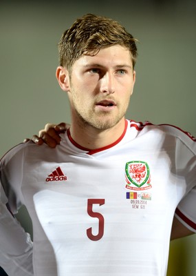 090914 - Andorra v Wales - 2016 Euro Qualifier -Ben Davies of Wales