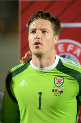 090914 - Andorra v Wales - 2016 Euro Qualifier -Wayne Hennessey of Wales