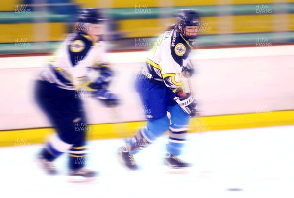 210303 - Ann Merrick, defender for the Cardiff Comets Ice Hockey Team, pictured at the Cardiff Ice Rink