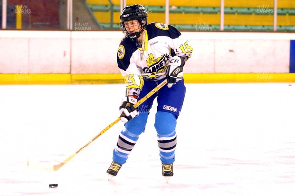 210303 - Ann Merrick, defender for the Cardiff Comets Ice Hockey Team, pictured at the Cardiff Ice Rink