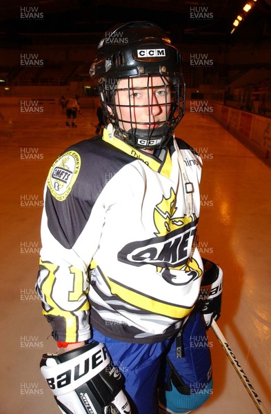 210303 - Ann Merrick, defender for the Cardiff Comets Ice Hockey Team, pictured at the Cardiff Ice Rink