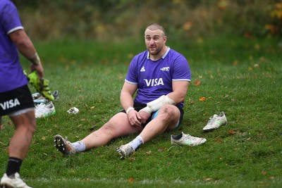 061125 - Argentina Rugby Training - Mayco Vivas during training ahead of his sides upcoming match against Wales
