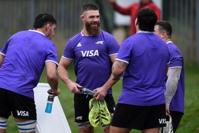 061125 - Argentina Rugby Training - Marcos Kremer during training ahead of his sides upcoming match against Wales