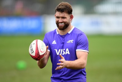 061125 - Argentina Rugby Training - Bautista Pedemonte during training ahead of his sides upcoming match against Wales