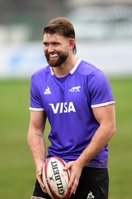 061125 - Argentina Rugby Training - Bautista Pedemonte during training ahead of his sides upcoming match against Wales