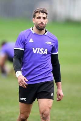 061125 - Argentina Rugby Training - Juan Cruz Mallia during training ahead of his sides upcoming match against Wales