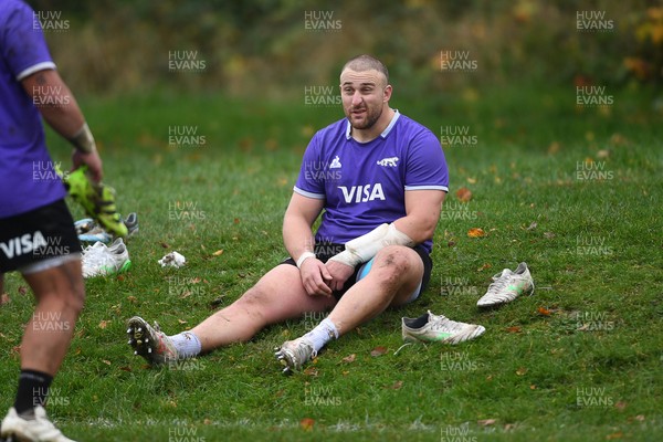 061125 - Argentina Rugby Training - Mayco Vivas during training ahead of his sides upcoming match against Wales
