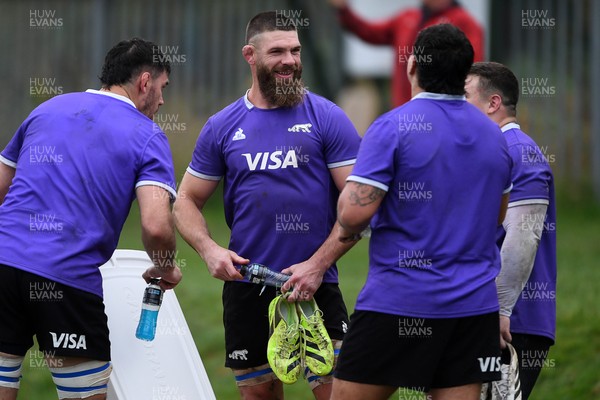 061125 - Argentina Rugby Training - Marcos Kremer during training ahead of his sides upcoming match against Wales