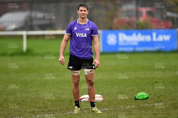 061125 - Argentina Rugby Training - Agustin Moyano during training ahead of his sides upcoming match against Wales
