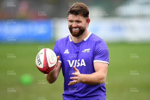 061125 - Argentina Rugby Training - Bautista Pedemonte during training ahead of his sides upcoming match against Wales