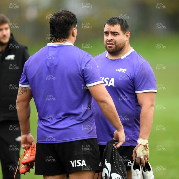 061125 - Argentina Rugby Training - Pedro Delgado Ibanez during training ahead of his sides upcoming match against Wales