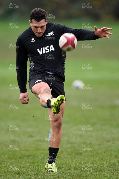 061125 - Argentina Rugby Training - Rodrigo Isgro during training ahead of his sides upcoming match against Wales