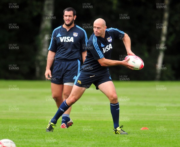 16.08.11. Argentina Rugby Training Captain Felipe Contepomi during training.  