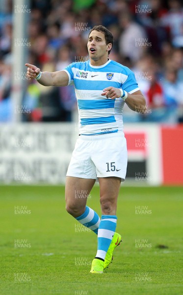 250915 - Argentina v Georgia - Rugby World Cup - Joaquin Tuculet of Argentina