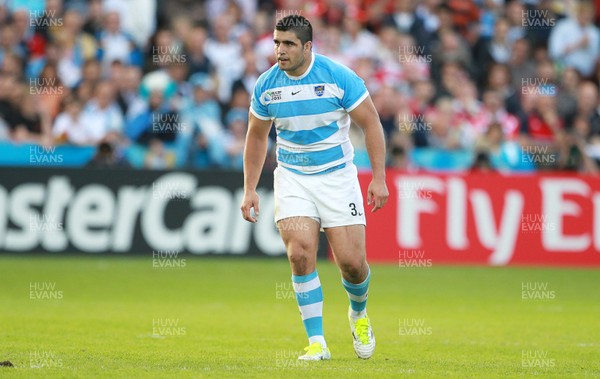 250915 - Argentina v Georgia - Rugby World Cup - Nahuel Tetaz Chaparro of Argentina