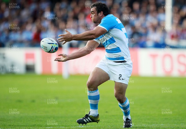 250915 - Argentina v Georgia - Rugby World Cup - Agustin Creevy of Argentina