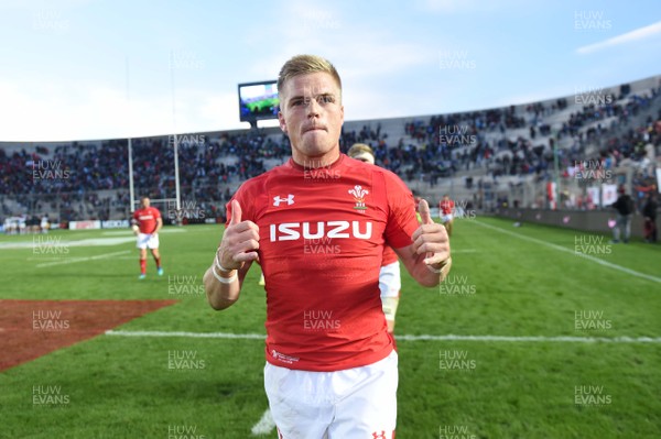 090618 - Argentina v Wales - International Rugby Union - Gareth Anscombe of Wales at the end of the game