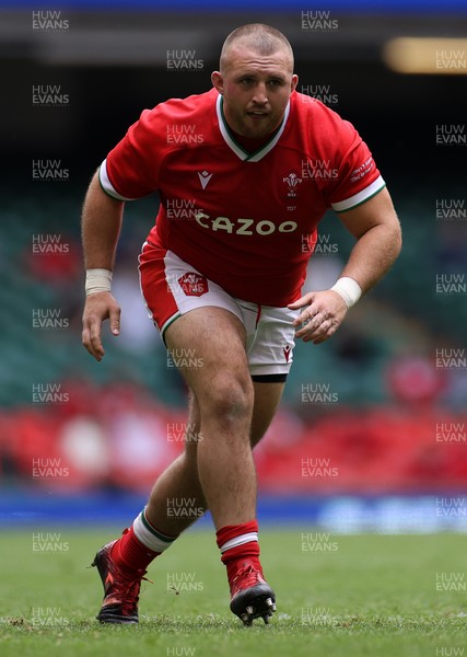100721 - Argentina v Wales - Summer International Series - Dillon Lewis of Wales