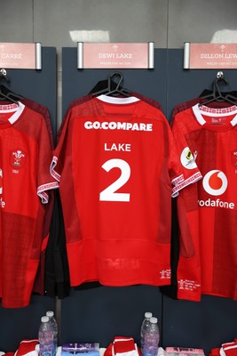 110726 - Argentina v Wales - Nations Championship - Dewi Lake of Wales jersey