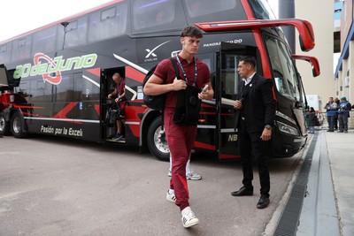 110726 - Argentina v Wales - Nations Championship - Eddie James of Wales arrives at the stadium