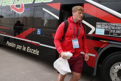 110726 - Argentina v Wales - Nations Championship - Jac Morgan of Wales arrives at the stadium