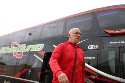 110726 - Argentina v Wales - Nations Championship - Wales Head Coach Steve Tandy arrives at the stadium