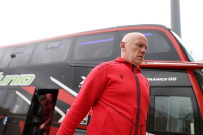 110726 - Argentina v Wales - Nations Championship - Wales Head Coach Steve Tandy arrives at the stadium