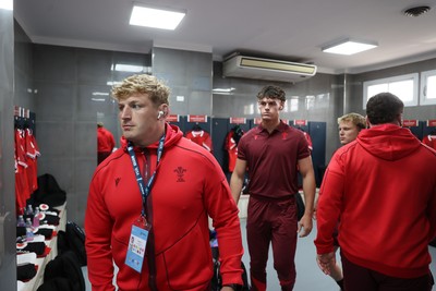 110726 - Argentina v Wales - Nations Championship - Jac Morgan of Wales in the dressing room before the game
