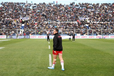 110726 - Argentina v Wales - Nations Championship - Ryan Elias of Wales runs out on his 50th cap