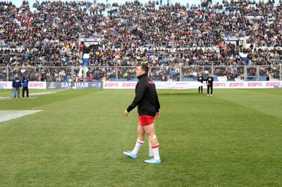 110726 - Argentina v Wales - Nations Championship - Ryan Elias of Wales runs out on his 50th cap