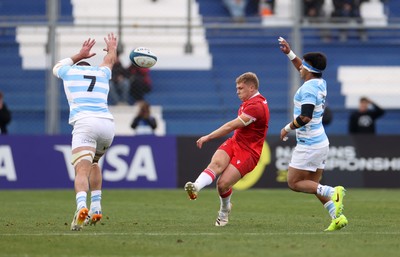 110726 - Argentina v Wales - Nations Championship - Sam Costelow of Wales 