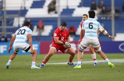 110726 - Argentina v Wales - Nations Championship - Ben Warren of Wales 