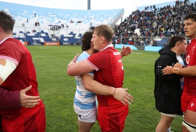 110726 - Argentina v Wales - Nations Championship - Jac Morgan of Wales at full time