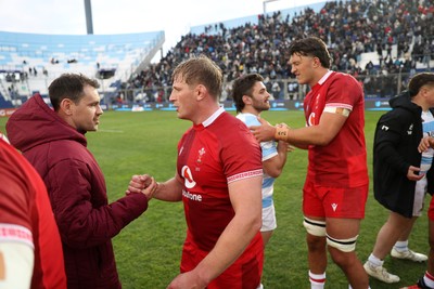 110726 - Argentina v Wales - Nations Championship - Jac Morgan of Wales at full time