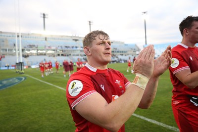 110726 - Argentina v Wales - Nations Championship - Jac Morgan of Wales at full time