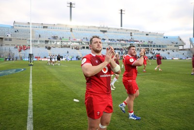 110726 - Argentina v Wales - Nations Championship - Ryan Elias of Wales at full time