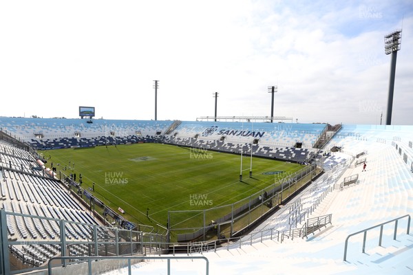 110726 - Argentina v Wales - Nations Championship - General View of the stadium in San Juan