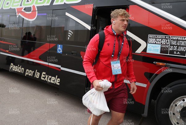 110726 - Argentina v Wales - Nations Championship - Jac Morgan of Wales arrives at the stadium