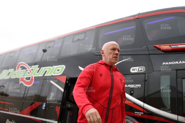 110726 - Argentina v Wales - Nations Championship - Wales Head Coach Steve Tandy arrives at the stadium