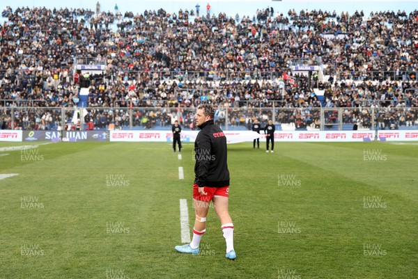 110726 - Argentina v Wales - Nations Championship - Ryan Elias of Wales runs out on his 50th cap