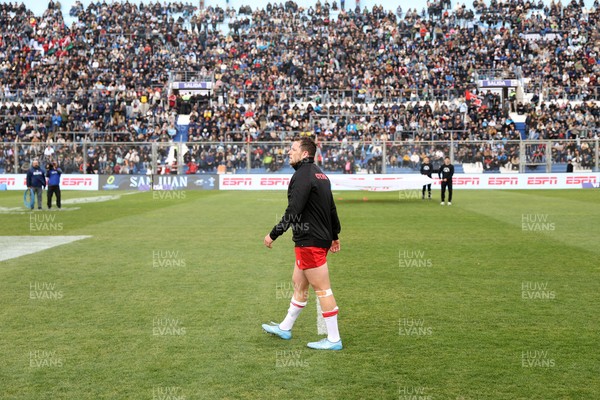 110726 - Argentina v Wales - Nations Championship - Ryan Elias of Wales runs out on his 50th cap