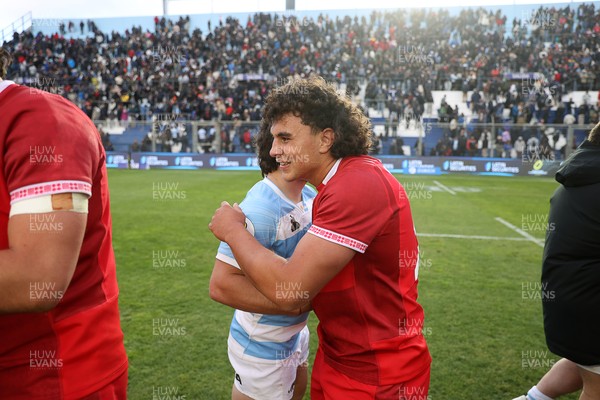 110726 - Argentina v Wales - Nations Championship - Kane James of Wales at full time