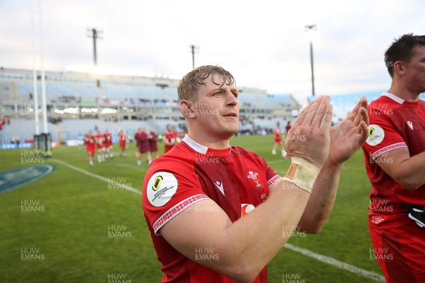 110726 - Argentina v Wales - Nations Championship - Jac Morgan of Wales at full time